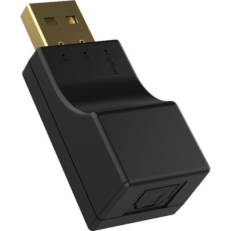 Trasmettitore USB Bluetooth 5.0 con ingresso ottico digitale, adattatore audio wireless Bluetooth AUX a bassa latenza per TV, PC, Switch, PS/Xbox, fino a 2 dispositivi contemporaneamente. (1/5)
