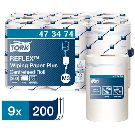 TORK 473474 Lingettes nettoyantes 2 couches W138252 (1/5)