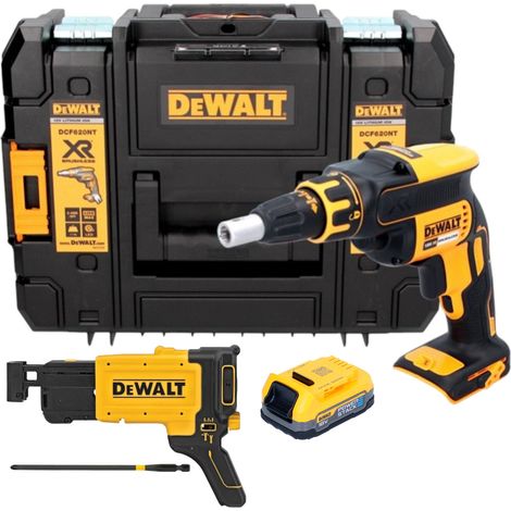 Avvitatore a batteria per cartongesso DeWalt DCF 620 NT 18 V 30 Nm senza spazzole + 1x batteria Powerstack 1,7 Ah + TSTAK - senza caricatore (1/5)