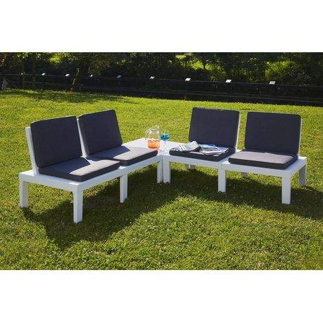 Set Salotto da Esterno - Salottino Outdoor Bianco (1/6)