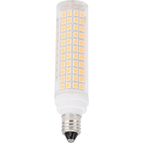 Ampoule LED E11 1200 lm, 136 LED, ampoule de remplacement dimmable pour lustre, plafonnier et applique murale, 110 V, blanc chaud (1/5)