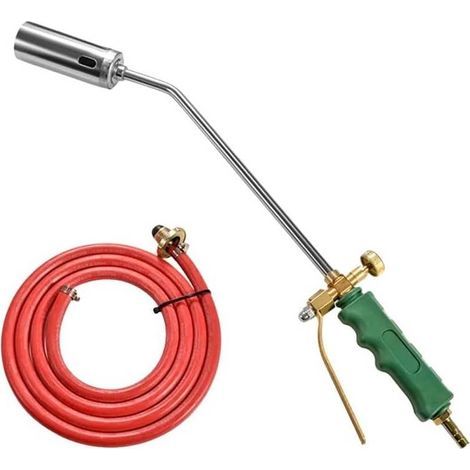 Lance-flammes GPL en acier inoxydable – Système de commande à ble interrupteur – Longueur 40 cm pour cuisson extérieure et intérieure (1/5)