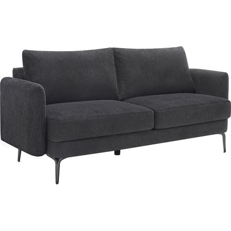 SOFIA MODERN SCANDI STYLE FABRIC LIVING ROOM 3 SEATER SOFA (1/5)