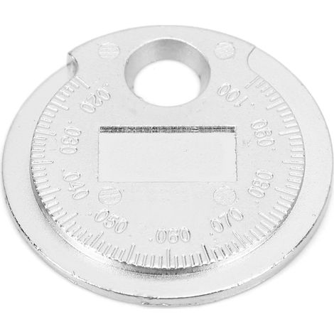 Zündkerzenabstandslehre für Pkw, 0,02–0,1 Zoll / 0,6–2,4 mm, Edelstahl, mechanisches Wartungswerkzeug (1/5)
