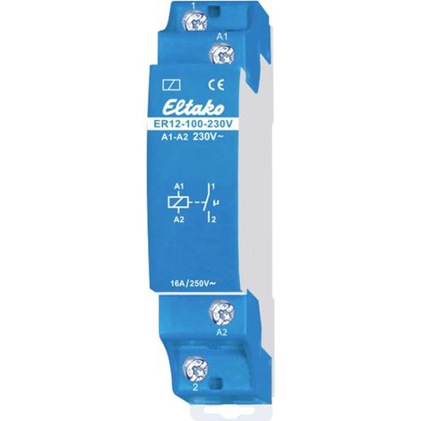 [GEBRAUCHT] B-Ware Eltako Schaltrelais Relais ER12-100-230V Reiheneinbaugerät Montage Tragschiene (1/2)