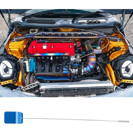 Jauge d'huile moteur modifiée, compatible avec Honda K20 Bleu (1/5)