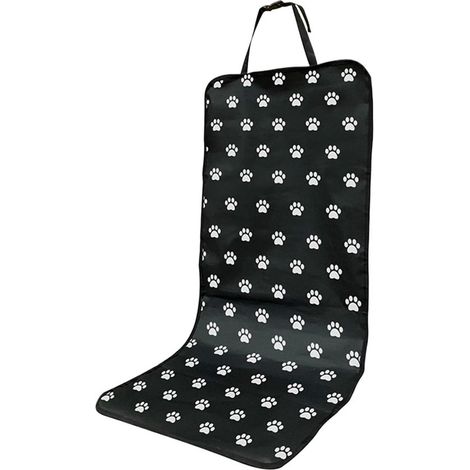 Housse de protection pour chien pour siège auto - Protection intérieure - Imperméable et antidérapante - Noir et blanc - 106 x 49 cm (1/5)