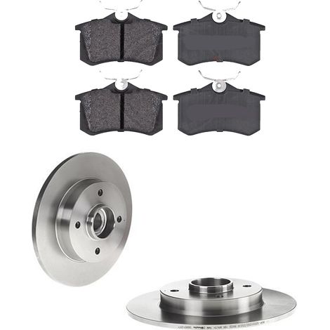 KIT FRENI POSTERIORI compatibile con OPEL CROSSLAND X / CROSSLAND (P17,P2QO) - DISCHI + PASTIGLIE OEM: P 68 024 / 17893C /SOSTITUZIONE DIRETTA/BASSA POLVERE/SILENZIOSO (1/5)