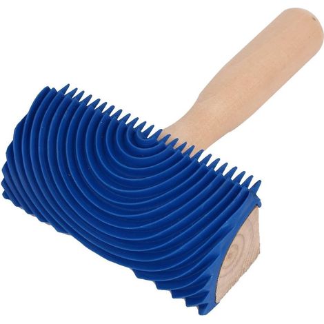 MS19A Home Wall Grain Holzgriff Gummi Holz Körnung DIY Werkzeug 7'' Lange (1/4)