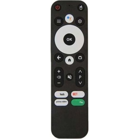 Remplacer la Télécommande Vocale pour KM2 plus Android 4K UHD TV Box Bluetooth Voice Remote Noir (1/4)