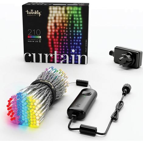 Twinkly cutain WALL RGB e Bianco caldo 210 led