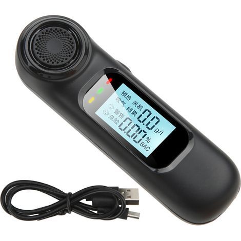 Adapté aux éthylomètres professionnels, cet appareil rechargeable et portable est doté d'une alarme d'intoxication intelligente, ce qui le rend idéal pour une utilisation par les entreprises, les amis (1/2)