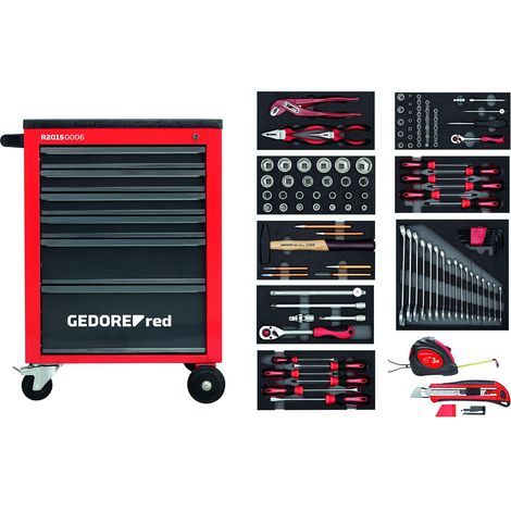 Gedore Red  Carrello da officina MECHANIC  con utensili  6 (1/4)