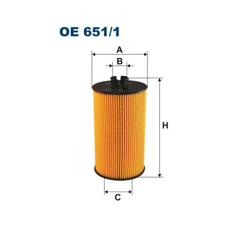 Filtro de aceite FIL OE 651/1
