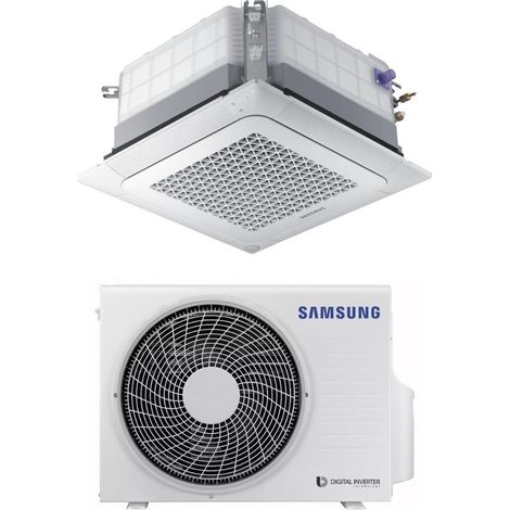 Samsung – Climatiseur réversible 18000 BTU AC052RNNDKG – Technologie WindFree – Classe A++ – Panneau compact avec commande filaire