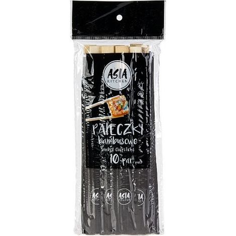 Baguettes en bambou 21 cm, lot de 10 paires - Cuisine asiatique