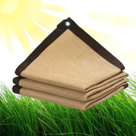 1 Filet d'ombrage 2x3m, 75% occultation, HDPE résistant UV, avec œillets, pour jardin serre pergola (1/3)