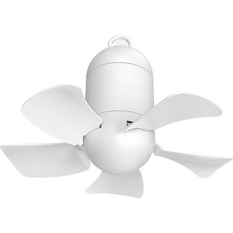 8,7-Zoll-USB-Campingventilator mit abnehmbaren Rotorblättern und 8000-mAh-Akku. (1/4)