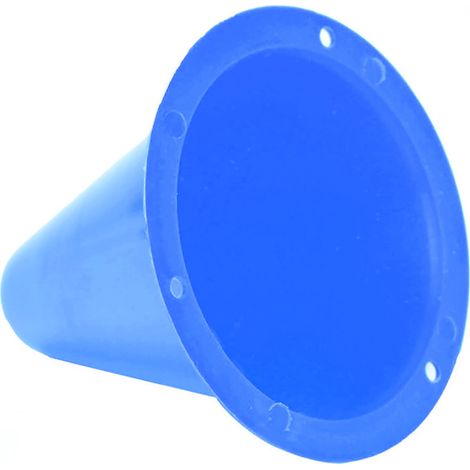 Lot de 10 cônes d’entraînement bleus – marqueurs plastique pour football et exercices (1/5)