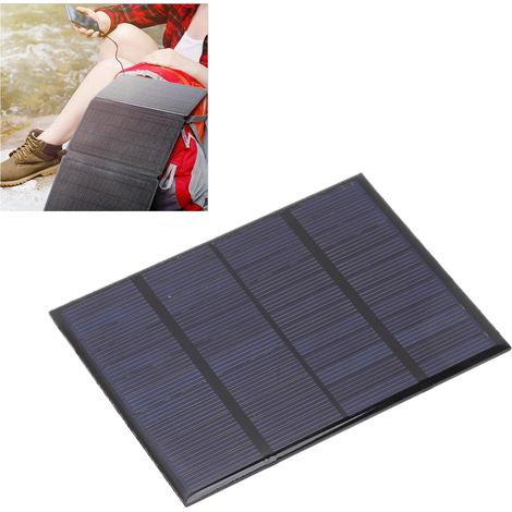 [Panneau Solaire DIY Mini] Panneau Solaire Époxy 12V 1.5W Polysilicium Portable pour Lampes de Camping et Chargeurs de Téléphone [Kit DIY Énergie Solaire] (1/5)