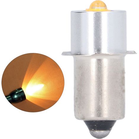 Ampoule de rechange LED haute luminosité pour lampe torche de travail d'urgence, 4,5 V, lumière chaude. (1/5)