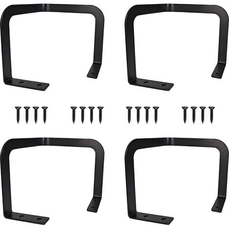Lot de 2 protections latérales universelles pour évier mural - Protection contre les éclaboussures - En métal - Facile à nettoyer - Fixation murale - Prévention de l'eau pour évier de cuisine (1/4)