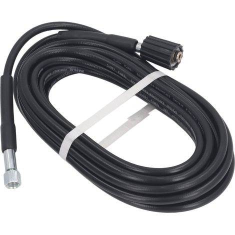 Tuyau flexible pour nettoyeur haute pression 10m PVC caoutchouc anti-explosion lavage auto M22x1.5mm-14mm type à bord concave (1/5)