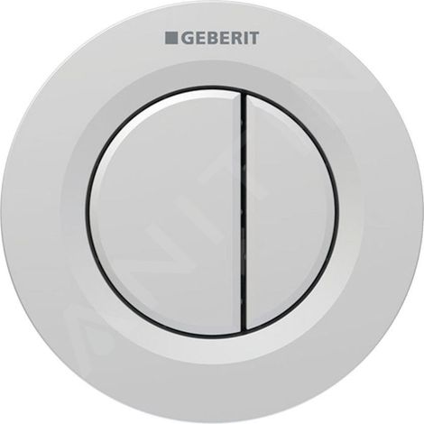 Geberit Systèmes de chasse d’eau - Commande à distance de chasse d'eau type 01, 2 actions, pour réservoir de chasse encastré 8 (1/2)