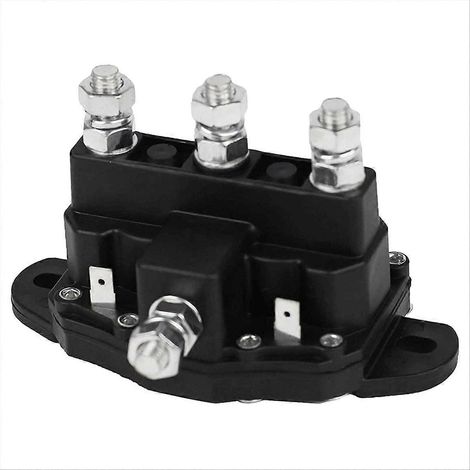 Interrupteur relais contacteur 12 V CC pour électrovanne d'inversion de moteur de treuil (1/5)