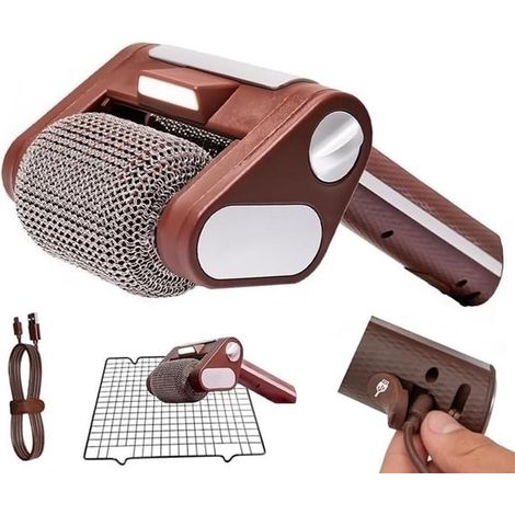 Spazzola elettrica per barbecue - Spazzola per barbecue - Pulitore per barbecue senza fili 4V - Per una pulizia profonda del barbecue - Spazzola per griglia