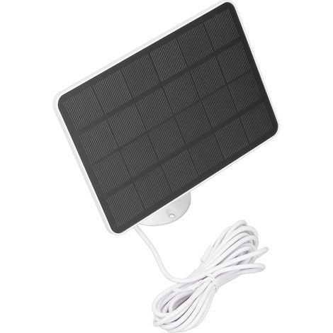 6V 3,3W Solarpanel für Überwachungskameras, Solarstromerweiterung, Photovoltaik-Set mit geringem Stromverbrauch ohne Batterie (1/5)