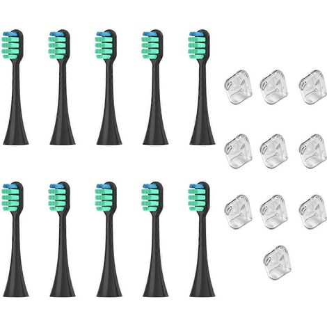 Têtes de brosse à dents électriques de rechange noires pour EW-DC01 (1/5)
