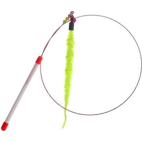 Baguette à chat en forme de bâtonnet, jouet pour chaton, accessoire pour chat, plumes et petits oiseaux marins. (1/5)