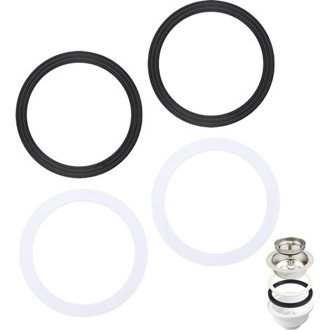pezzi O-ring in gomma da 110 mm per tappo del lavandino, guarnizione di ricambio per O-ring del lavandino per tappo di scarico del lavandino da 110 mm per cucina e bagno