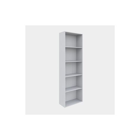 LIBRERIA 4 RIPIANI 50X22,8X157,4 CM BIANCO- 1,0 pz