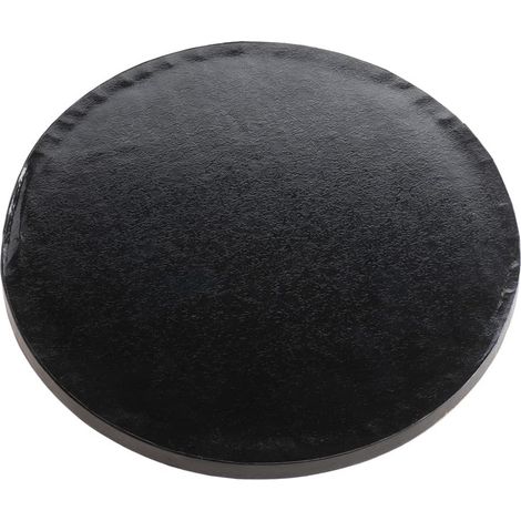 dekora - Vassoio Torta Rotondo in Cartone Nero - Diametro 30 cm (1/2)