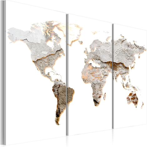 Quadro - Concrete Continents - 120x80 (1/4)
