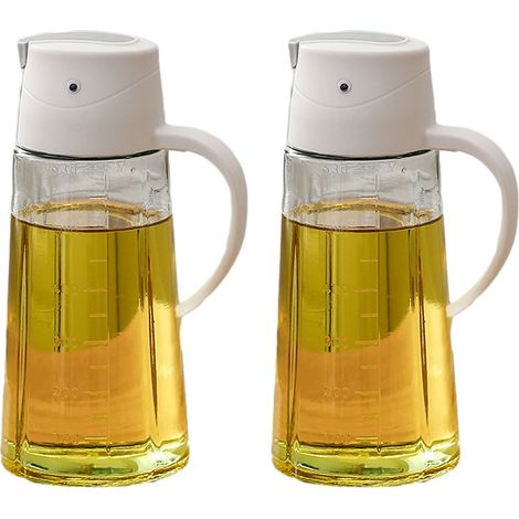 Distributeur Huile Vinaigre - Bouteille à Ouverture Automatique Type Coquille - Pour Cuisine Grillage Pâtisserie - 1 Pièce (1/5)