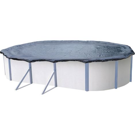 Bâche hiver pour piscines de taille 9,15 x 4,6 m à 9,55 x 4,9 m