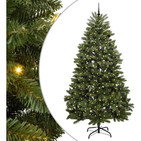 Árbol de Navidad artificial Verde 300 cm PVC y Metal vidaXL