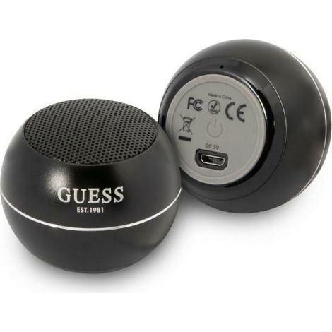 Guess Bluetooth-Lautsprecher GUWSALGEK Mini-Lautsprecher schwarz