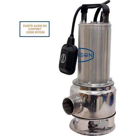 POMPE DE RELEVAGE 230V 1,6KW INOX EAUX CHARGEES RENSON (1/2)