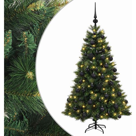 Albero di Natale artificiale con palline 120 cm 150 LED vidaXL (1/5)