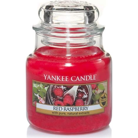 Yankee Candle Candela profumata in giara media Lampone rosso Durata Fino a 75 Ore (1/5)