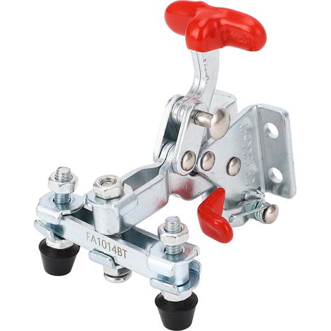 Serre-joint automatique anti-vibration à tête double ouverture réglable pour menuiserie capacité 68kg (1/5)