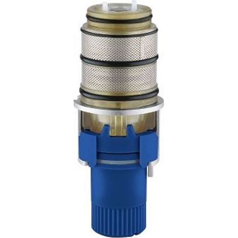 Cartouche thermostatique 1/2' 47175000 – Modèle inversé pour eau chaude à droite – GROHE TurboStat® régulation quasi-instantanée – Métal gris
