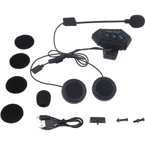 Casque Bluetooth Intercom Moto Casque Audio Bluetooth 5.0 Casque de Communication Musicale (1/5)