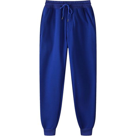 Pantalon homme jogging hip-hop rembourré, legging molletonné décontracté (1/4)