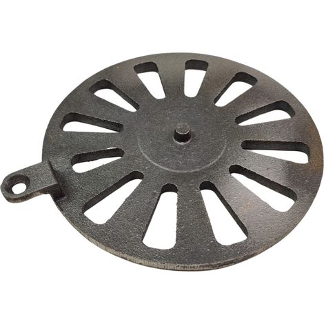 Grille à cendres pour poêles à cheminée Turin de MEZ - fonte - dimensions d'encastrement parfaitement adaptées