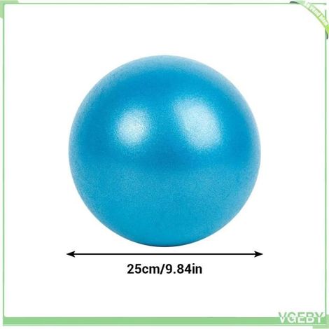 Balle de yoga - FAFEICY - 25 cm - PVC - Antidéflagrant - Bleu